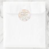 Parel Bruidsmeisjes Bruiloft Dank Je Ronde Sticker (Tas)