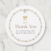 Parel Dank Je Bedankjes Labels (Voorkant)