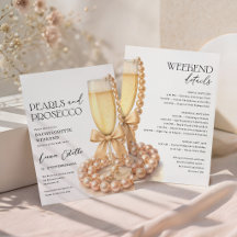 Parel- en Prosecco Bachelorette-weekendprogramma