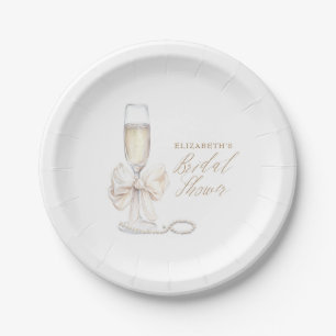 Parel- en Prosecco Bruidsdouche Papieren Bordje