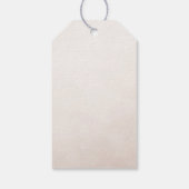 Parel- en Prosecco Bruidsfeest Bedankt Cadeaulabel (Achterkant)