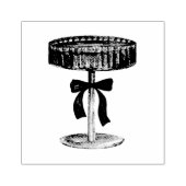 Parel- en Prosecco bruidsfeest liefde  Rubberstempel (Afrduk)