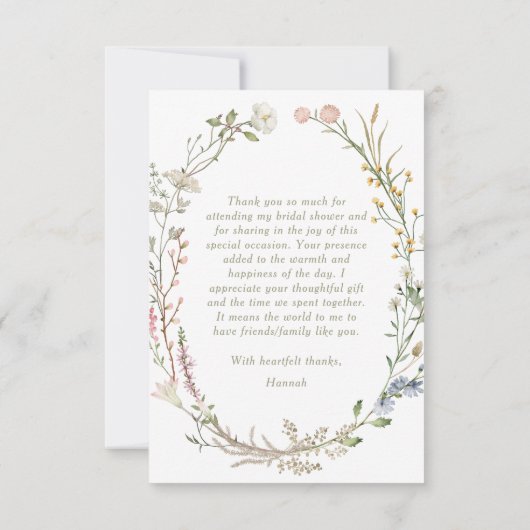 Parel- en Prosecco Bruidsmeisjeduivende Bruiloft Bedankkaart (Achterkant)