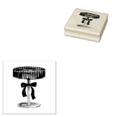 Parel- en Prosecco bruidsmeisjesliefde Rubberstempel (Gestempeld)