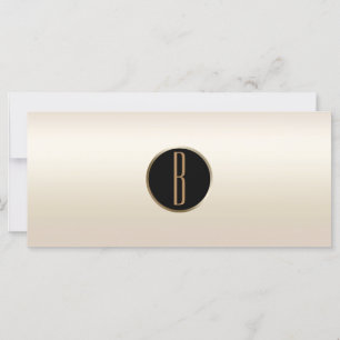 Parel Glans Goud Glam Monogram Cadeaubon
