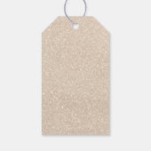 Parel & Prosecco Boog Bruidsmeisjesfeest Cadeaulabel (Achterkant)