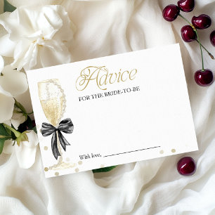 Parel & Prosecco Bruidsdiner Advieskaart Kaart