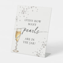Parel & Prosecco Raad Hoeveel Parels Spel Bord