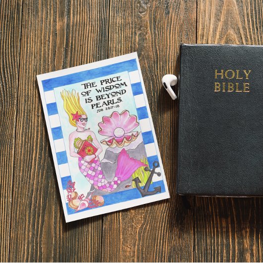 Parel van Wijsheid Inspirerend Briefkaart