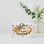 Parel Victoriaans  Mode Visitekaartjes (Staand voorkant)