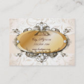 Parel Victoriaans  Mode Visitekaartjes (Achterkant)