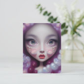 Parelaars en bubels-meisjes briefkaart (Staand voorkant)