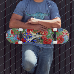 Parelachtige Eiffeltoren Skateboard