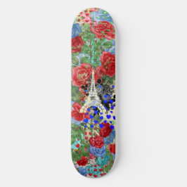 Parelachtige Eiffeltoren Skateboard