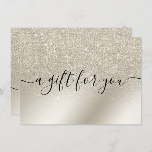 parelglitter iory ombre goudgift (Voorkant / Achterkant)