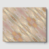 Parelgoud Rose Gouden Persoonlijke Gastboek Gastenboek (Achterkant)