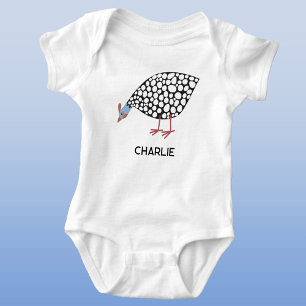 Parelhoen gepersonaliseerd romper