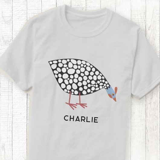 Parelhoen gepersonaliseerd t-shirt