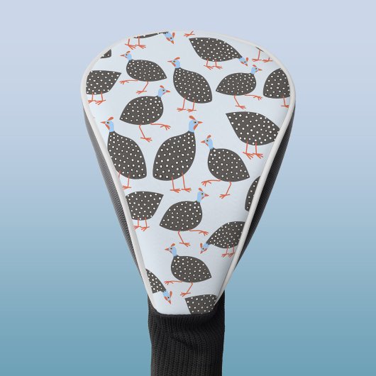 parelhoen leuk vogel golfheadcover
