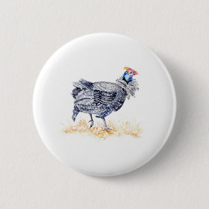 parelhoen ronde button 5,7 cm