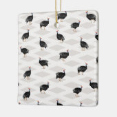 Parelhoenders Keramisch Ornament (Links)