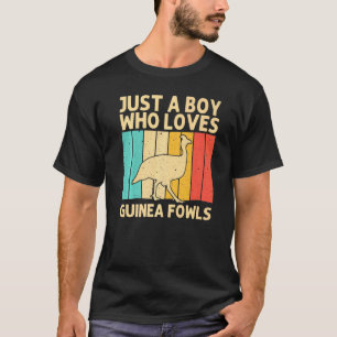 Parelhoenders voor Jongens Kinder Vogelkip Boerder T-shirt