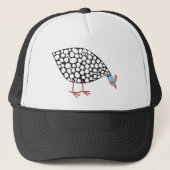 parelhoenvogel trucker pet (Voorkant)