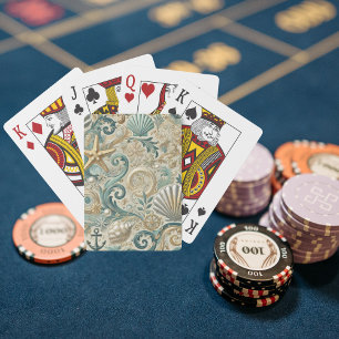 Parelkust Elegantie Nautilus Pokerkaarten