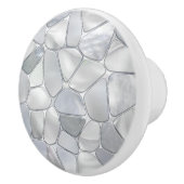 Parelmoer - Cellen Collage N17 Keramische Knop (Rechts)