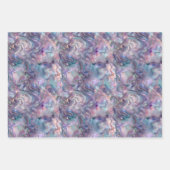 Parelmoer Floral Wrapping Paper Sheets (Voorkant 3)