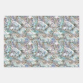 Parelmoer Floral Wrapping Paper Sheets (Voorkant 2)