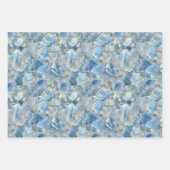 Parelmoer Floral Wrapping Paper Sheets (Voorkant)