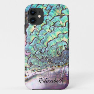 Parelmoer Iridescente Sieraden Gepersonaliseerd iPhone 11 Hoesje