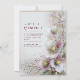 Parelmoer Roze Hellebore Etherele Botanische Lijst Kaart