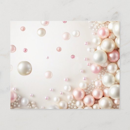 Parels Advies en wensen Vrijgezellenfeest Kaart (Achterkant)