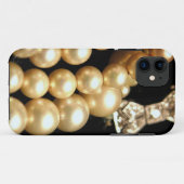 Parels en diamanten iPhone5 Casemate Case-Mate iPhone Case (Achterkant (horizontaal))