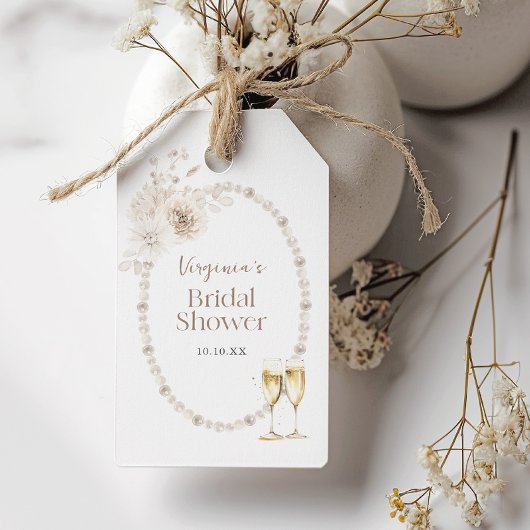 Parels en Prosecco Cadeaulabel