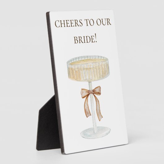 Parels en Prosecco juichen tafelteken voor open ba Fotoplaat (Zijkant)