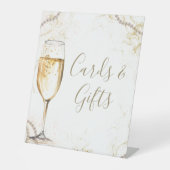 Parels en Prosecco Kaarten en geschenken Reclamebord Met Voetstuk (Voorkant)