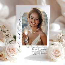 Parels en Prosecco minimalistische Foto Vrijgezell