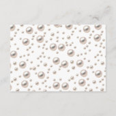 Parels en Prosecco raden hoeveel ringen spel Informatiekaartje (Achterkant)