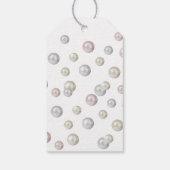 Parels en Prosecco Vrijgezellenfeest Favor Cadeaulabel (Achterkant)