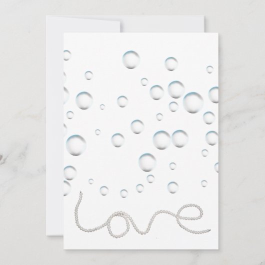 Parels en Prosecco Vrijgezellenfeest Kaart (Achterkant)