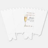 Parels en Prosecco Vrijgezellenfeest Party Bedankdoosjes (Ongevouwen)