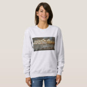 Parels Ga met Weekends Leuk Sweatshirt (Voorkant volledig)