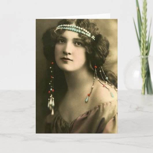 Parels in Haar Haar Kaart (Voorkant)