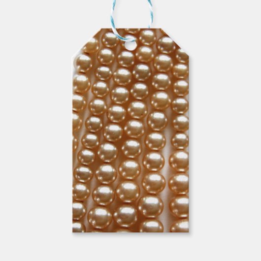 Parels - juwelen cadeaulabel (Voorkant)