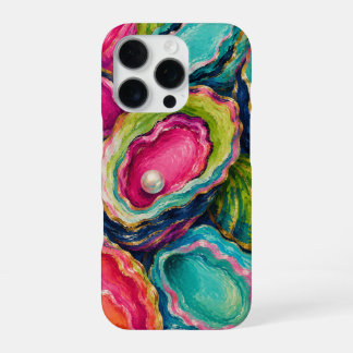 Parels Kraak Kleurrijke Oester iPhone 16 Pro Hoesje
