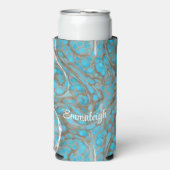 Parels Parelmoer Marmer Steen Monogram (Seltzer Voorkant)