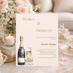 Parels Prosecco blush strikbridges verjaardagsfees